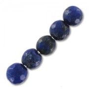 Beads Faceted round beads  4 mm Lapis Lazuli x20|raw }}