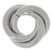 13mm 304L stainless steel Spacer 3 interlaced rings x1|raw }}