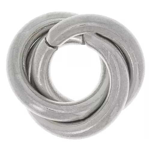 13mm 304L stainless steel Spacer 3 interlaced rings x1