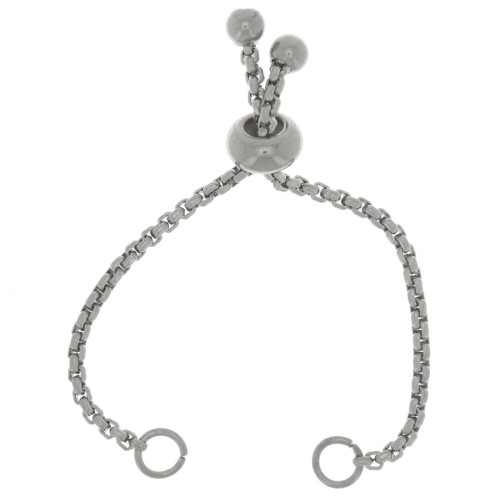 80mm 304L stainless steel adjustable chain clasp x1
