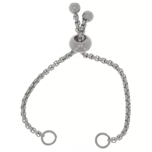 80mm 304L stainless steel adjustable chain clasp x1