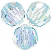 6mm Preciosa Crystal Rounds - Aqua Bohemica AB x6|raw }}