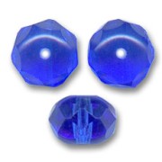 Fire Polished Donut-shaped beads 9x76mm Sapphire x25|raw }}