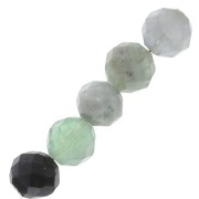 Beads Faceted round beads  6 mm Fluorite x15