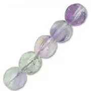Beads Faceted round beads  4 mm Fluorite x20