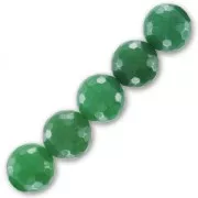 Bead Faceted round bead 12 mm Green Aventurine x1