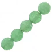 Beads Faceted round beads  6 mm Green Aventurine x15