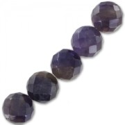 Beads Faceted round beads  8 mm Amethyste grade A x10|raw }}