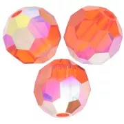 6mm Preciosa Crystal Rounds - Hyacinth AB x6