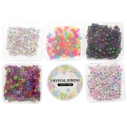Kit of 1000 alphabet letter beads for friendship bracelets - Multicolored x1|raw }}