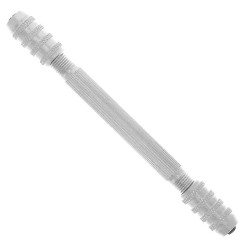 Double-headed hand chuck - Manual drilling tool with 4 interchangeable heads