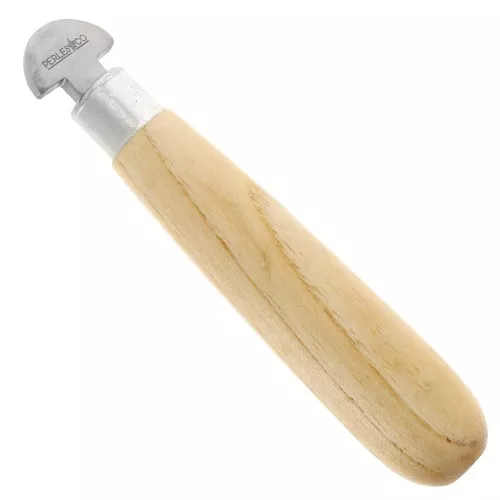 Stainless steel Closed crimping tool with wooden handle 13cmx1