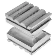 6x6cm Bending thimble - Slotted thimble in steel x1