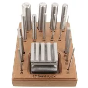 Cambering die set - 16 bouterolles and one grooved die