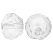 Donuts 8.5x6 mm Crystal x25