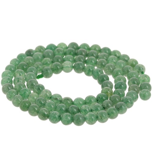 4.5mm Round gemstone beads - Aventurine x39cm