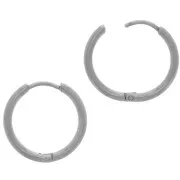18 mm round hoop - 2 mm wire - 304 stainless steel x20