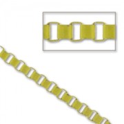 Box Chain 3mm yellow x 1,2m|raw }}