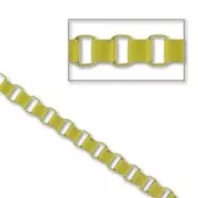 Box Chain 3mm yellow x 1,2m