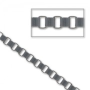 Box Chain 3mm Grey x 1,2m|raw }}