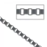Box Chain 3mm Grey x 1,2m