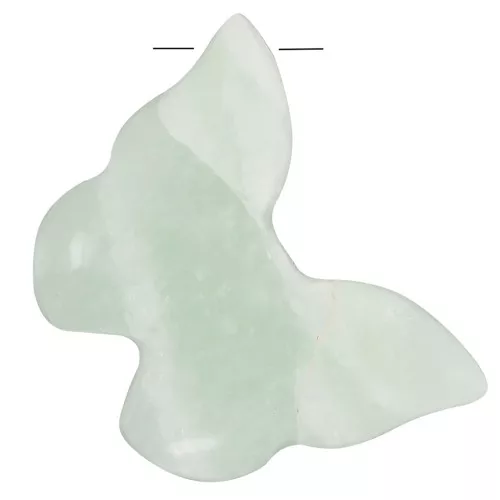 13x18mm butterfly gemstone pendant - Amazonite x1