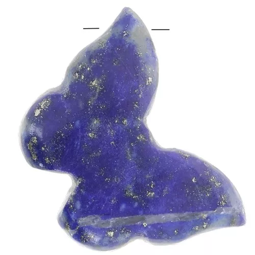 13x18mm butterfly gemstone pendant - Lapis Lazuli x1