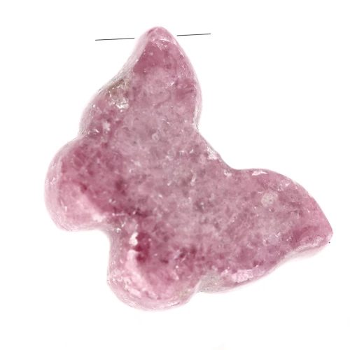 12x17 mm gemstone butterfly pendant - Rhodonite x1