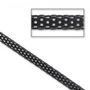 Metal Box Chain3,2mm Black x1,2m