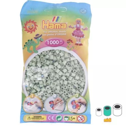 5mm Hama MIDI ironing beads - Eucalyptus (n°101) x1000
