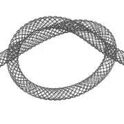 In mesh 4mm Black x 4 m