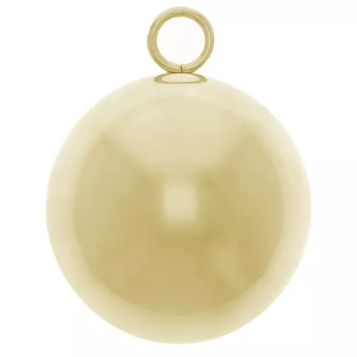 20mm Stainless steel 316L pregnancy bola pendant - Gold x1