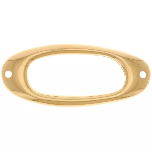 36.5x15mm Rectangular hollowed-out spacer - Fine Gold plated x