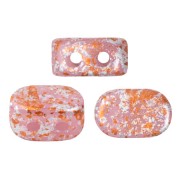 4x6mm Lipsi® Glass beads by Puca® - Light Rose Opal Tweedy x10g|raw }}