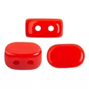 4x6mm Lipsi® Glass beads by Puca® - Opaque Light Coral x10g