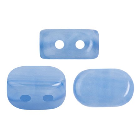 4x6mm Lipsi® Glass beads by Puca® - Blue Opal x10g