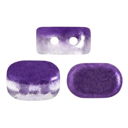 4x6mm Lipsi® Glass beads by Puca® - Ice Slushy Purple Grape x10g