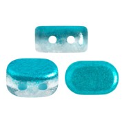 4x6mm Lipsi® Glass beads by Puca® - Ice Slushy Blue Curacao x10g