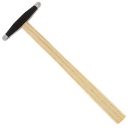 Double-headed round hammer for texturing metal x1|raw }}