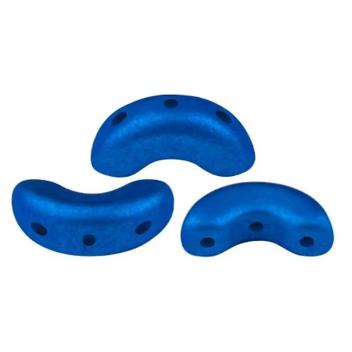 5x10mm Arcos® by Puca® - Metalust Crown Blue Mat x10g