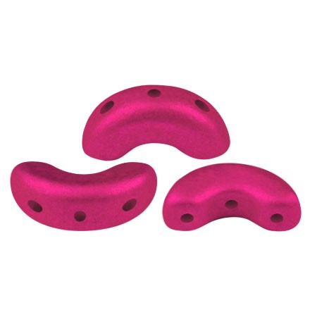 5x10mm Arcos® by Puca® - Metalust Hot Pink Mat x10g