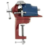14.5x12cm bench vise - Blue - Red x1|raw }}