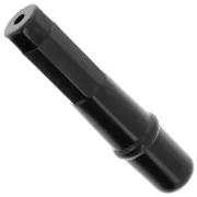 82x17mm Plastic quick-release handle for needle files - Black x1