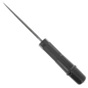 82x17mm Plastic quick-release handle for needle files - Black x1