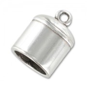 Terminator for 10 mm cords Antique Silver Plating x1|raw }}