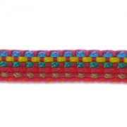 Braided ribbon 10 mm Multi Pink x 3m|raw }}