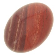 Oval cabochon 18x13mm Red Jasper|raw }}