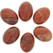 Oval cabochon 18x13mm Red Jasper