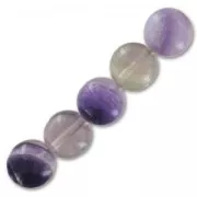 Bead round bead 14 mm Fluorite x1