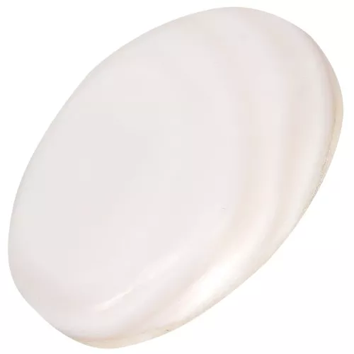 Oval cabochon 18x13mm White Mother-of-Pearl